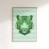 Tiger preppy wall art Poster