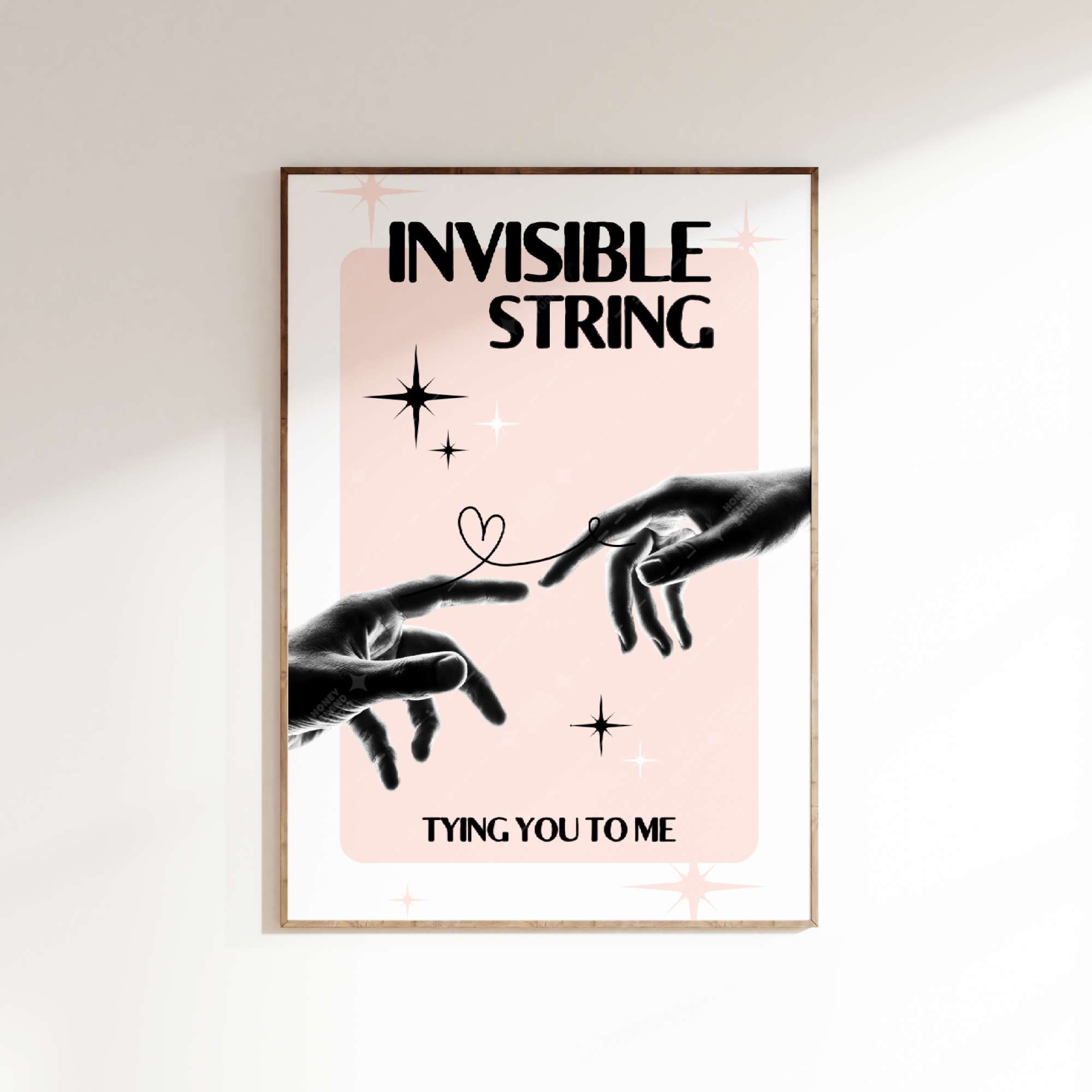 String Poster Design Taylor Invisible String Poster – Honey Island Studio