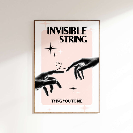 Taylor Invisible String Poster