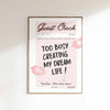 Guest Check Dream Life - Digital