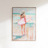 surfer cowgirl poster, coastal cowgirl wall art, western surf painting, boho beach decor, cowgirl aesthetic print, western beach art, rodeo surfer artwork, vintage cowgirl poster, coastal cowgirl aesthetic, western boho home decor, beach cowgirl painting, western waves artwork, retro surf print