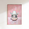 home decor, vintage style, disco ball, retro wall art, western print, cowgirl hat, boho chic, modern farmhouse, unique art, cowgirl decor, country western, painting poster, farm life, unframed art, rustic charm, country vibes, rodeo theme, cowgirl fashion, eclectic design
