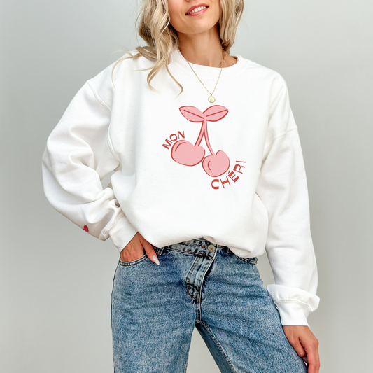 Mon Cheri  Cherry Classic Unisex Crewneck Sweatshirt