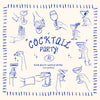 Cocktail Party - Hand drawn Illustrations of Hands Holding Chic Cockatil Drinks