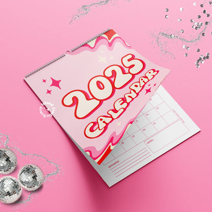 2025 Good Vibes Calendar Daily Planner