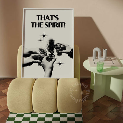 That's the spirit cocktail poster