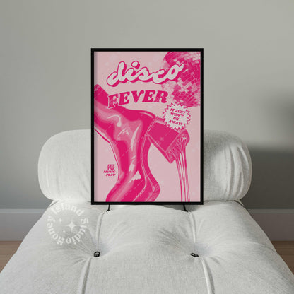Disco Kicks Poster - Pink