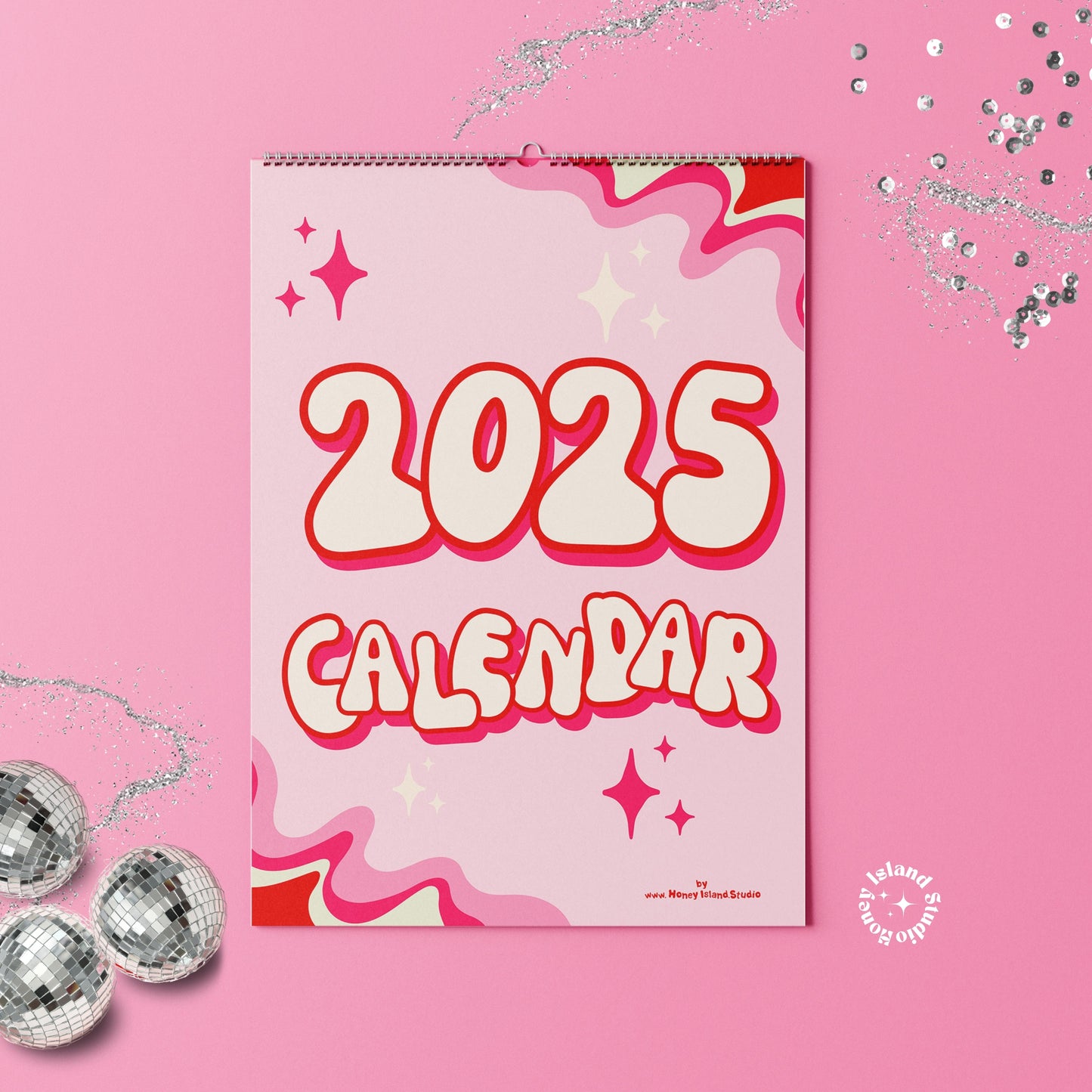 2025 Good Vibes Calendar Daily Planner