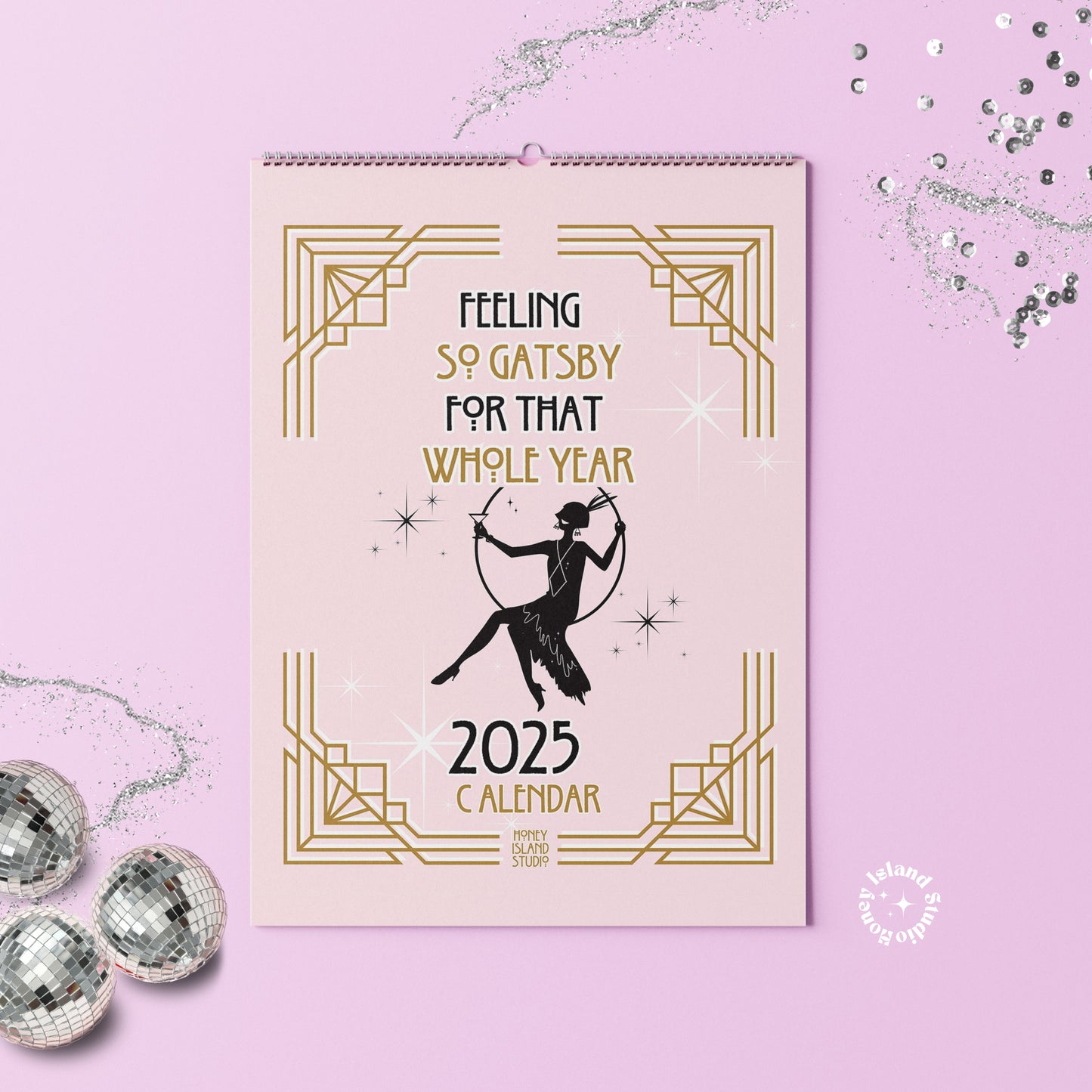 TS 2025 Calendar Daily Planner - Feeling so Gatsby for that whole year!