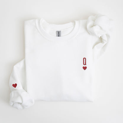 Queen of Hearts Classic Unisex Crewneck Sweatshirt