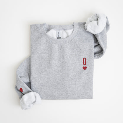 Queen of Hearts Classic Unisex Crewneck Sweatshirt