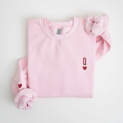 Queen of Hearts Classic Unisex Crewneck Sweatshirt