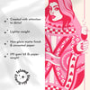 Queen of Hearts Champagne Poster - Pink