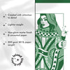 Queen of Hearts Champagne Poster - Green