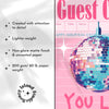 Guest Check Disco Poster Pink-Blue