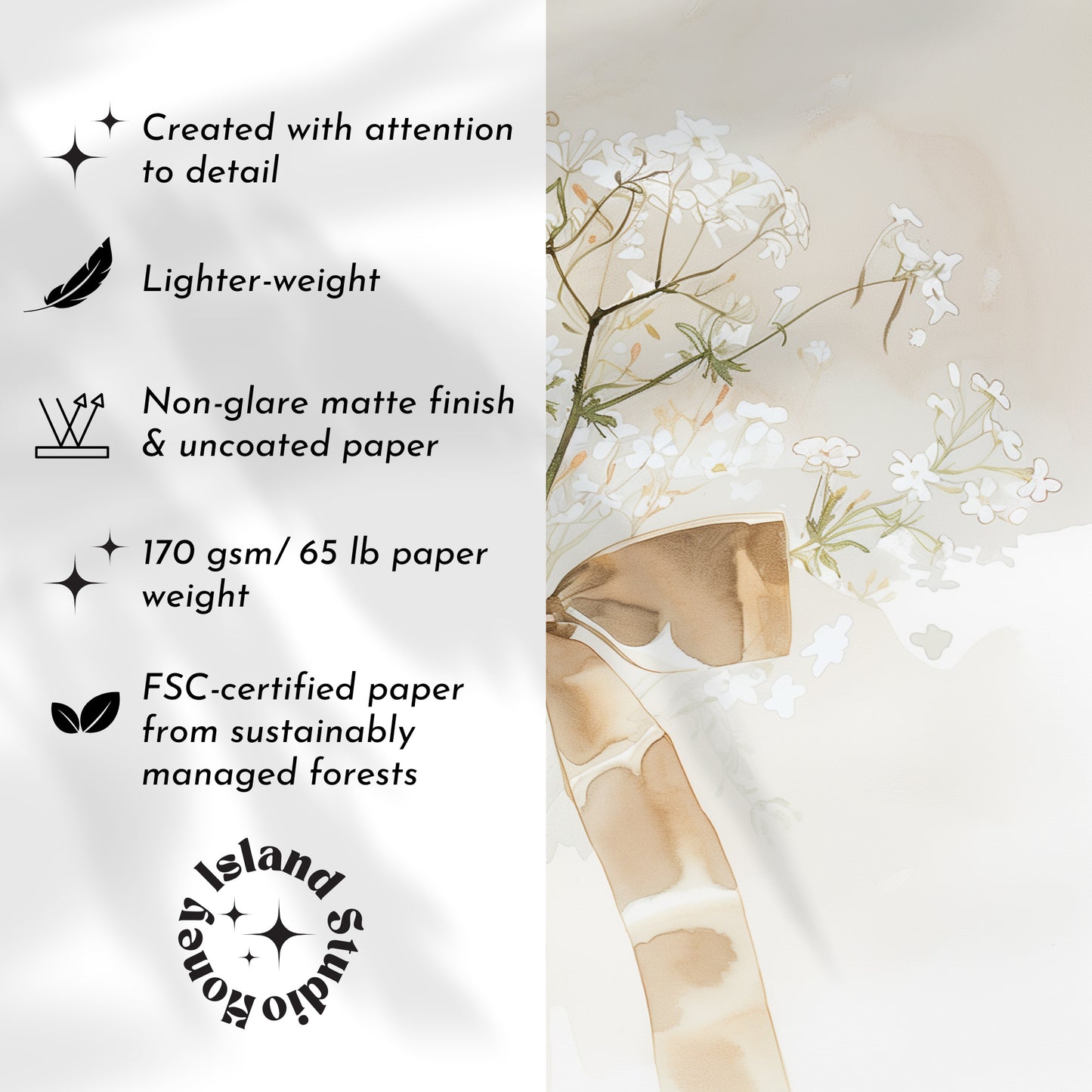 Coquette Bow delicate Flwoer Cottagecore Matte Poster