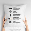 This Must be The Place Throw Pillow Pink