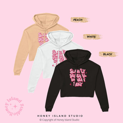 Slightly Delusional But Very Sexy Women's Cropped Hoodie