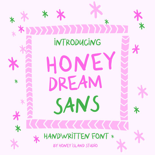 Honey Dream Sans Whimsical Handwritten Font