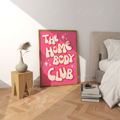 The Homebody club heart print