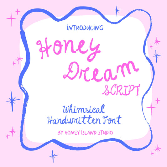 Honey Dream Script Whimsical Handwritten Font