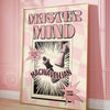 Taylor Mastermind machiavellic Poster Print, Dorm Decor, Black Pink Wall Art
