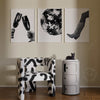 Set of 3 Unspoken Taylor Prints - Black White Digital