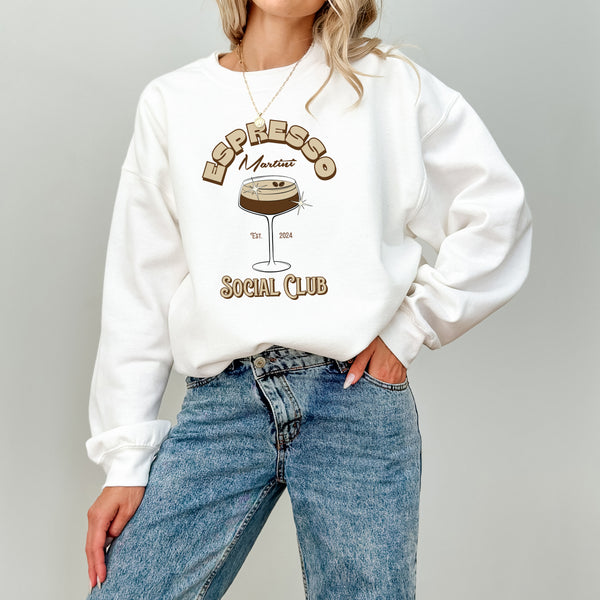 Espresso Martini Social Club Classic Unisex Crewneck Sweatshirt