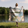 Ilha do Mel - Brasil Tropical Woven Blanket