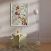 Go Piss Girl Green Bathroom Poster