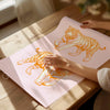 Pink Tiger Preppy Poster