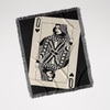 Queen Of Hearts Woven Blanket - Black