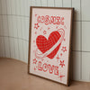 Down Bad - Cosmic Love print