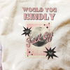 Would You Kindly Fuck Off Disco Classic Tote Bag, 100% Cotton Shopping Bag