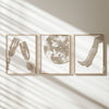 Set of 3 Unspoken Taylor Prints - Beige Neutral - Digital