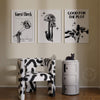 Disco Mushroom Poster Back/White