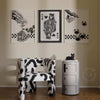 Queen of Hearts Champagne Poster - Black