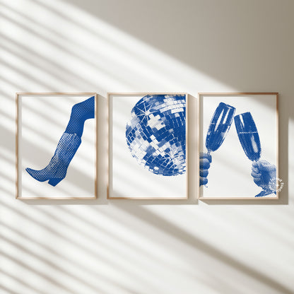 Set of 3 Unspoken Taylor Prints - Navy Blue - Digital