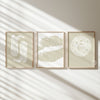 Set of 3 Cowgirl Kiss Disco Prints - Beige Neutral - Digital