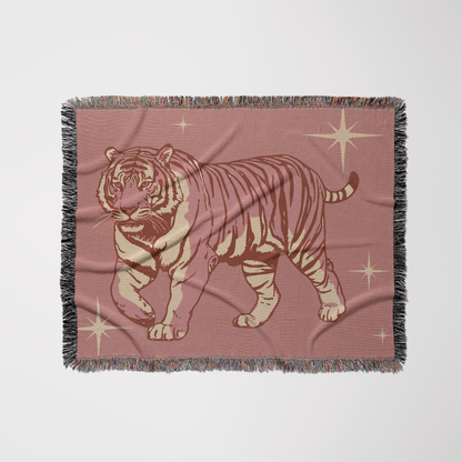 Tiger Stars Woven Blanket