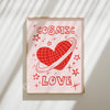 Down Bad - Cosmic Love print