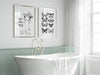 Go Piss Girl Coquette Bathroom Print - White
