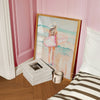 Coastal Cowgirl Surfer Painting Poster