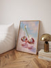 Cherry Disco Balls Surreal Art Print, Cherry Disco Print, Disco Balls, Disco Ball Cherries, Disco Cherry, Cherry Wall Art, Pink Wall Art