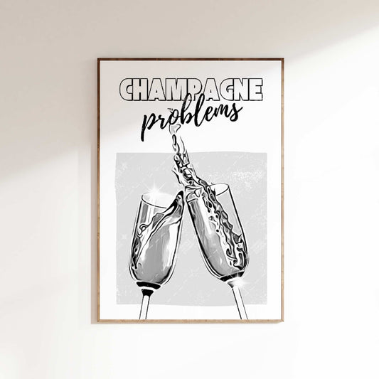 Taylor Champagne Problems Poster