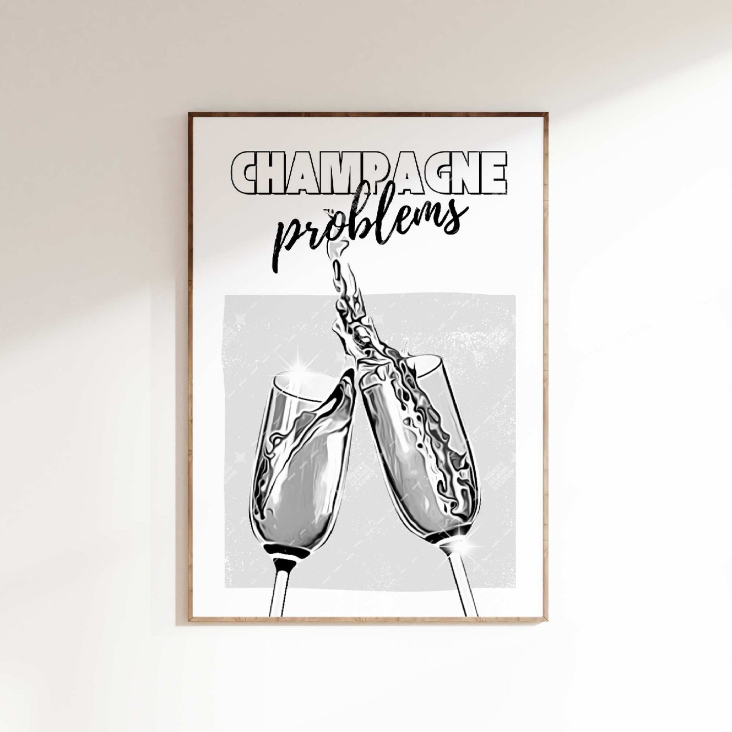 Taylor Champagne Problems Poster