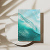 wave small poster card
