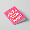 Congratulations Greeting Card Funky Pack of 10 Greeting Cards