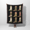 Cowgirl Boots Western Woven Blanket