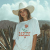 Darlin Vintage Rose Pure Cotton Unisex T-Shirt